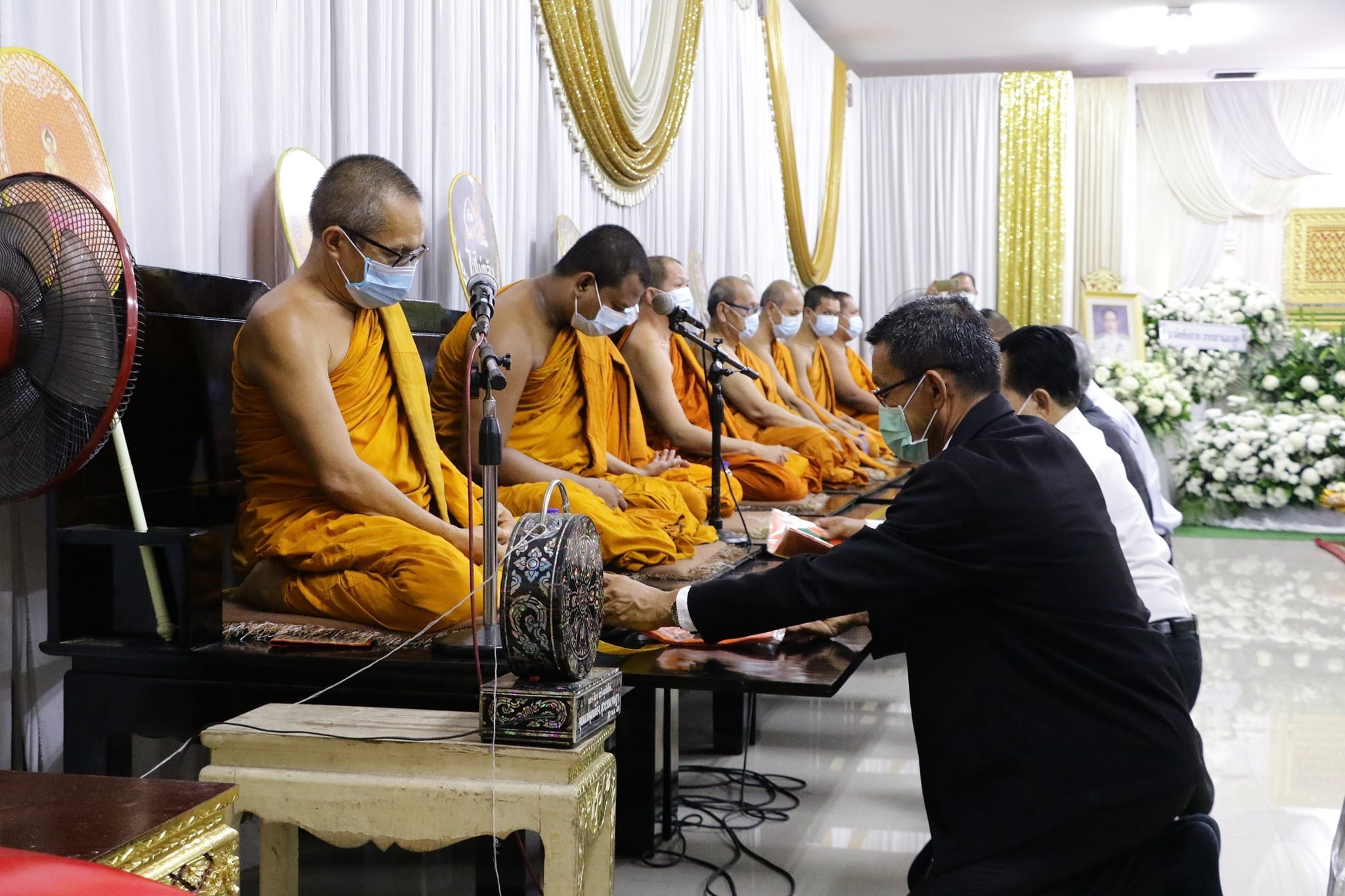 พิธีบำเพ็ญกุศลศพ พันตำรวจโท ทวีชัย อินทร์แก้ว รูปภาพ 1