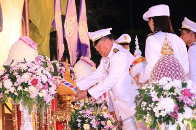 พิธีถวายเครื่องราชสักการะและพิธีจุดเทียนถวายพระพรชัยมงคล Image 1