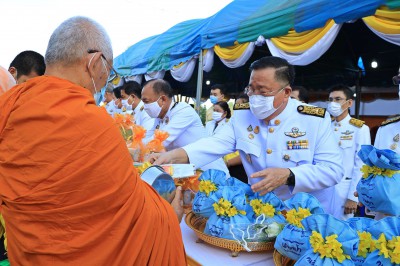 พิธีทำบุญตักบาตรและปล่อยพันธุ์สัตว์น้ำ ถวายเป็นพระราชกุศลฯ Image 1