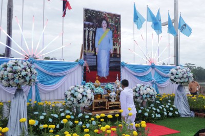 พิธีทำบุญตักบาตรและปล่อยพันธุ์สัตว์น้ำ ถวายเป็นพระราชกุศลฯ Image 1