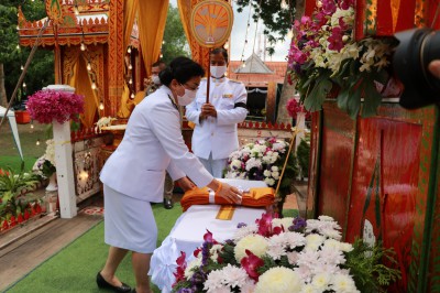 ทน.สฎ.ร่วมพิธีพระราชทานเพลิงศพพระครูปัญญาคมสถิต(ถวิล ฐิตปญฺโ ... Image 1