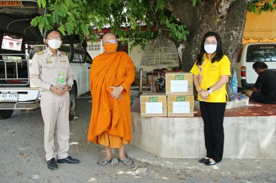 มอบขนมยูโร่ คัสตาร์ดเค้ก ให้กับวัดไตรธรรมาราม Image 1