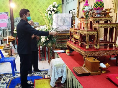 งานบำเพ็ญกุศลศพคุณพ่อประชุม เจริญสุข อายุ ๙๓ ปี ณ วัดพัฒนารา ... รูปภาพ 1